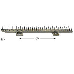 comprar Artos Stenter Machine Pin Bar Bruckner Cobre Stenter Parts Pin Plate online manufacture