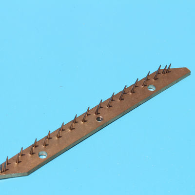comprar Las piezas de la máquina de Pin Plate Pin Bar Finishing de las piezas de Artos Stenter revisten el Pin de acero material de carbono con cobre online manufacture
