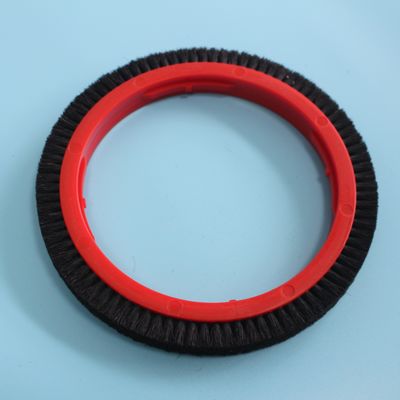 comprar Tamaño estándar del pelo de nylon negro grande de la rueda del cepillo de las piezas de la máquina de Stenter de Monforts online manufacture