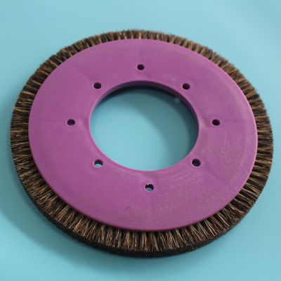 comprar La rueda de cepillo plástica de las piezas de la máquina de Stenter del pelo del cerdo de la cerda del cuerpo modificó para requisitos particulares online manufacture