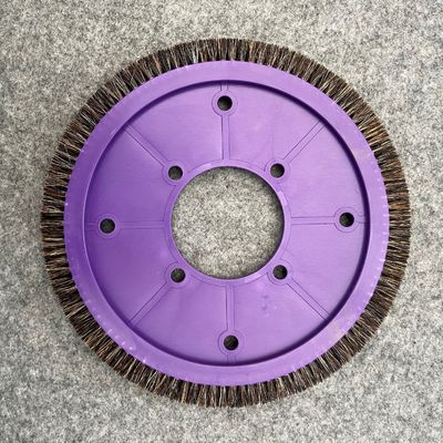 comprar Tungyang Stenter Parts Machine Brush Wheel Cuerpo de plástico Cabello de cerdo Material de corte de pelo Diámetro interno 140 mm online manufacture
