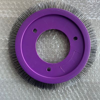 comprar LK Stenter piezas de la máquina del cepillo Rueda de plástico de color púrpura cuerpo de acero inoxidable Cabello de pelo de nylon online manufacture