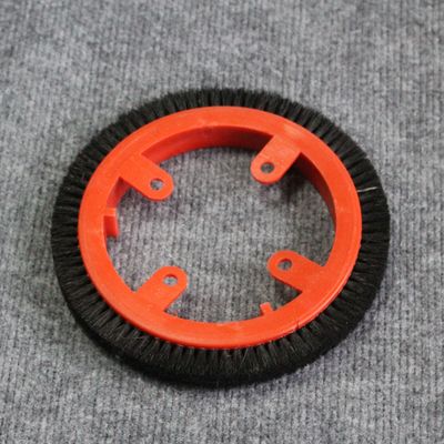 comprar Las piezas de la máquina de estentador de Krantz máquina de acabado tipo K10 rueda del cepillo cuerpo de plástico rojo rueda del cepillo negro online manufacture