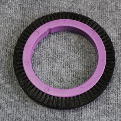 comprar Maquinaria de acabado de estentadores piezas Stentex rueda del cepillo 122mm Dia Negro Bristle Púrpura Cuerpo de plástico buena calidad online manufacture