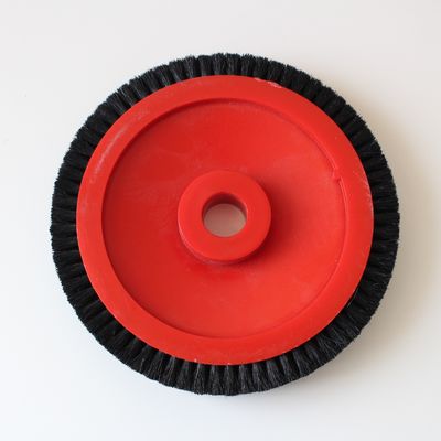 comprar Las piezas de la máquina de stenter Monforts máquina de acabado pequeña rueda del cepillo 26/22mm interior Dia Bristle negro online manufacture