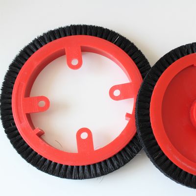 comprar Máquina de acabado Krantz Accesorios Stenter Partes de la máquina Cepilla Rueda tipo K10 Plástico pelo de cerdo negro online manufacture