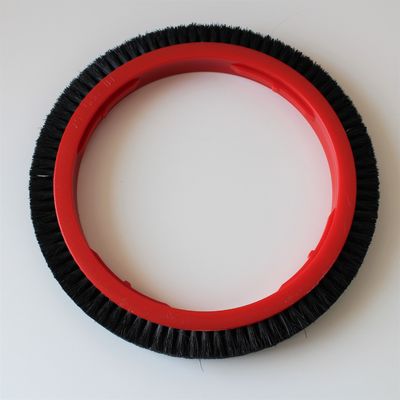 comprar Las piezas de la máquina de estentadores Monforts acabado repuestos de cepillo rueda de 167mm Dia negro negro pelo de cerdo online manufacture