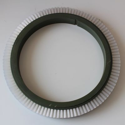 comprar Las piezas de la máquina de estentadores Monforts acabado repuestos de cepillo rueda de 167mm Dia negro negro pelo de cerdo online manufacture