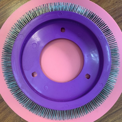 comprar Stenter Machine Parts Lk Stenter Brush Purple Plastic Body Stainless Steel Material Hair 3 installation holes Fabricación en línea