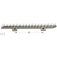 Bruckner Stenter Pin Bar Pin Plate Niquelado