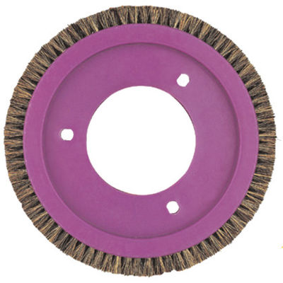LK Stenter Brush Wheel Bruckner Cuerpo de plástico púrpura Pelo de cerdo de pelo de nylon Stenter piezas de la máquina